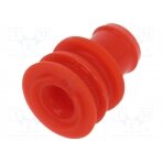 Accessories: gasket for wire; Superseal 1.5; red; Øout: 6.1mm AMP-281934-3 TE Connectivity