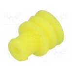 Accessories: gasket for wire; Superseal 1.5; yellow; Øout: 6.1mm AMP-0-0281934-2 TE Connectivity