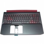 Klaviatūra su korpusu (palmrest) Acer Nitro AN515-54 6B.Q5AN2.001 US šviečianti (originalas)