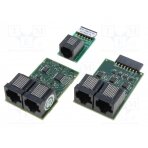 Adapter: Hi-Speed Driver & Receiver adapter; MPLAB-REAL-ICE AC244002 MICROCHIP TECHNOLOGY