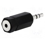Adapter; Jack 2.5mm socket,Jack 3.5mm plug; stereo AC-018-1 NINIGI