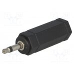 Adapter; Jack 3.5mm plug,Jack 6,3mm socket; mono AC-004