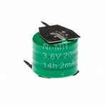Baterija tipas 3-V15H (3 celės) 3 kontaktai, Ni-MH, 3.6V, 20mAh