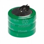 Baterija V250H (3 celės) lituojama (U forma), Ni-MH, 3.6V, 250mAh