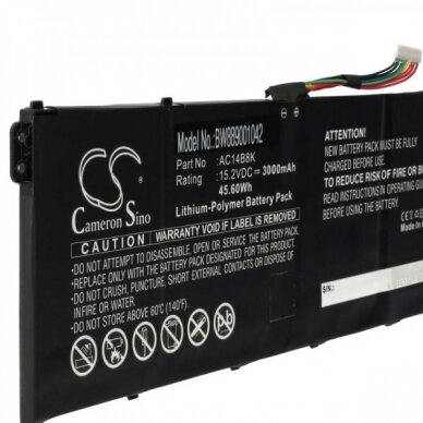 Baterija (akumuliatorius) Acer A515-41G-11TW E3-111 E5-771 15.2V 3000mAh 1