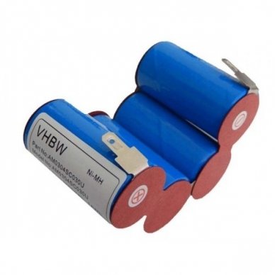 Baterija (akumuliatorius) siurbliui AEG Accurette 63BCC01 4.8V, NI-MH, 3000mAh