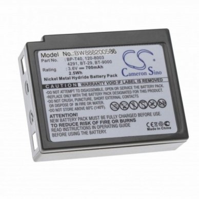 Baterija (akumuliatorius) fiksuoto ryšio telefonui AEG Liberty Viva CA Sony BP-T40 3.6V 700mAh