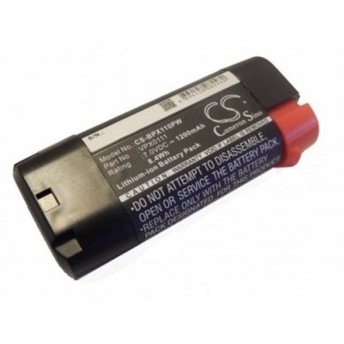 Baterija (akumuliatorius) elektriniam įrankiui Black & Decker VPX1101 7.0V, Li-Ion, 1200mAh