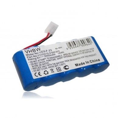 Baterija (akumuliatorius) elektriniam įrankiui Bosch Somfy K8, K10 6V, NI-MH, 3000mAh