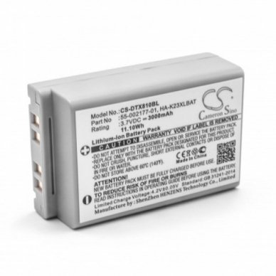 Baterija (akumuliatorius) brūkšninių kodų skaitytuvui Casio DT-X200, DT-X8 3.7V 3000mAh