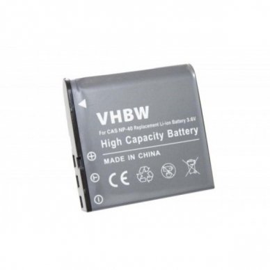Baterija (akumuliatorius) foto-video kamerai Casio NP-40 3.6V 950 mAh