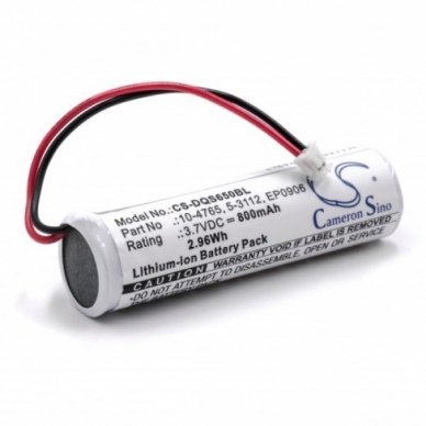 Baterija (akumuliatorius) brūkšninių kodų skaitytuvui Datalogic QS6500BT, QS65 3.7V 800mAh Li-Ion