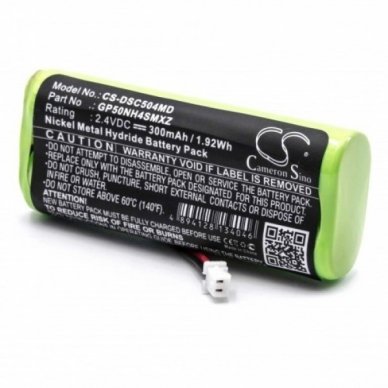 Baterija (akumuliatorius) medicininei įrangai Dentsply Smartlite Curer, PS 2.4V 300mAh Ni-MH 1