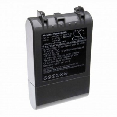 Baterija (akumuliatorius) dulkių siurbliui Dyson SV11, V7 968670-02 21.6V 2000mAh 1