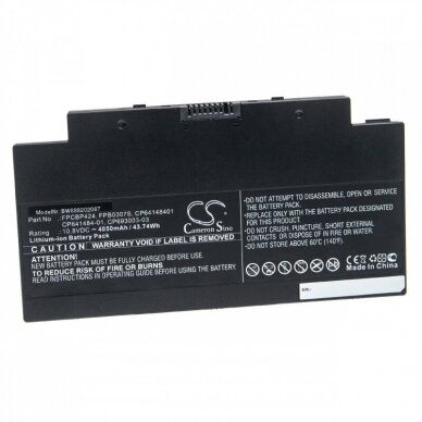 Baterija (akumuliatorius) kompiuteriui Fujitsu LifeBook A556 10.8V 4050mAh