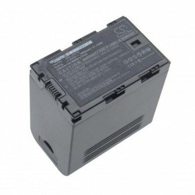 Baterija (akumuliatorius) foto-video kamerai JVC GY-HMQ10 SSL-JVC75,  7.4V 7800mAh