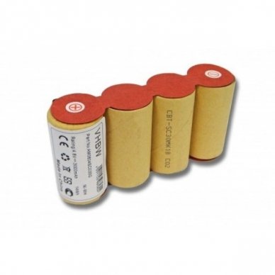 Baterija (akumuliatorius) skirta dulkių siurbliui Karcher K50, 4.8V, NI-MH, 3000mAh