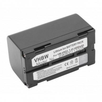 Baterija (akumuliatorius) foto-video kamerai Panasonic Li-Ion VW-VBD2 7.4 V 4000mAh