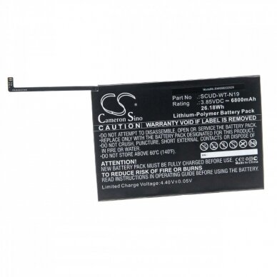 Baterija (akumuliatorius) planšetiniam kompiuteriui Samsung Galaxy Tab A7 10.4 2020 SM-T500 3.85V 6800mAh