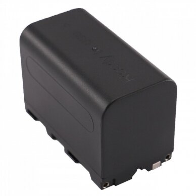 Baterija (akumuliatorius) foto-video kamerai Sony NP-F750 7.4V 4000mAh, Micro-USB jungtis 1