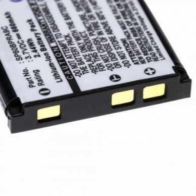 Baterija (akumuliatorius) pelei Sony VGP-BMS77 SP60BPRA9C 3.7V 660mAh 1