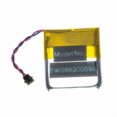 Baterija (akumuliatorius) išmaniesiems laikrodžiams TomTom Spark 3, 3.7V 280mAh 1
