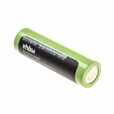 Baterija (akumuliatorius) plaukų kirpimo mašinėlei Tondeo ECO-S Profi, Ni-MH, 1.2V, 2500mAh 1