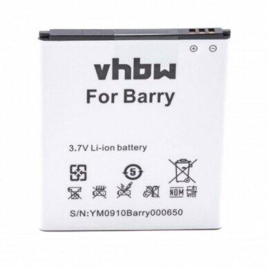 Baterija (akumuliatorius) telefonui Wiko Barry 3.7V 2000mAh