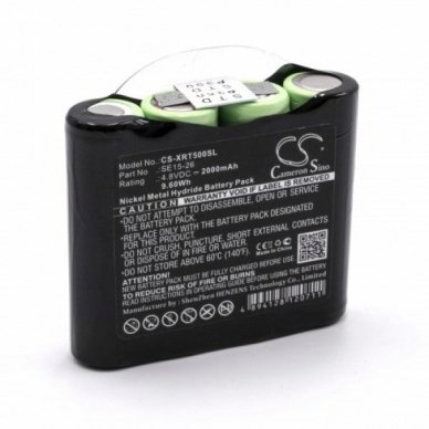 Baterija (akumuliatorius) medicininiam matavimo prietaisui X-Rite 500, 504, 520, 530 4.8V 2000mAh Ni-MH