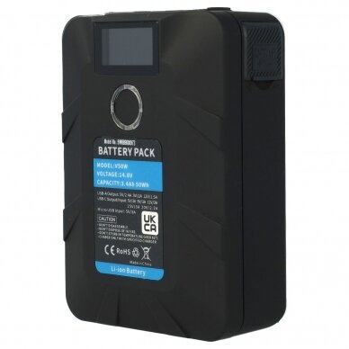 Baterija (akumuliatorius) foto-video kamerai Sony BC-L100CE AJ-D400 BVM-D9H5A Thomson LDX-110 14.8V 3400mAh 1