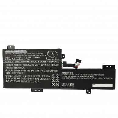 Baterija (akumuliatorius) Lenovo IdeaPad Flex 3 -11ADA05 (82G4) 5B10X02593 L19C3PF8 11.52V 3150mAh 1