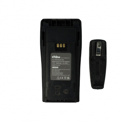 Baterija (akumuliatorius) radijo ryšio stotelei Motorola CP040 DP1400 7.2V 1400mAh
