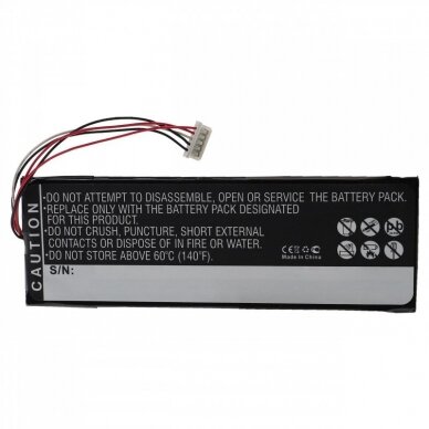 Baterija (akumuliatorius) nuotolinio valdymo pultui URC-CB100 Sonos Controller CR100 3.7V 3600mAh 1