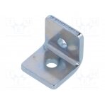 Angle bracket; for profiles; W: 20mm; H: 20mm; L: 20mm; steel; steel GN967-20-20-L-2-ZB ELESA+GANTER