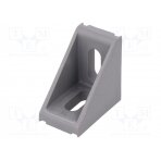 Angle bracket; for profiles; Width of the groove: 8mm; W: 25mm SQT.40-25-A-8 ELESA+GANTER