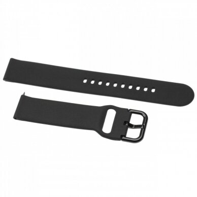 Apyrankė išmaniajam laikrodžiui 20mm Samsung Galaxy Watch Active, juoda 1