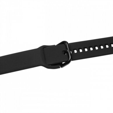 Apyrankė išmaniajam laikrodžiui 20mm Samsung Galaxy Watch Active, juoda 3