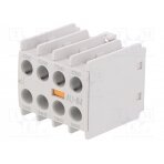 Auxiliary contacts; Series: METAMEC; Leads: screw terminals; IP20 AU-4M-4A LS ELECTRIC