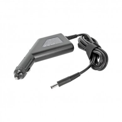 Automobilinis maitinimo adapteris (kroviklis) DELL 65W 19.5V 3.34A (4.5x3.0mm)