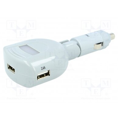 Automotive power supply; USB A socket x3; Sup.volt: 12÷24VDC A13-202 SCI
