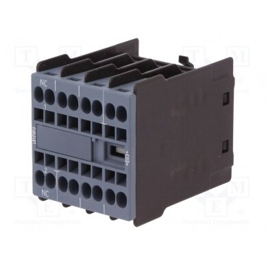 Auxiliary contacts; Series: 3RT20; Size: S0,S00,S2; front 3RH2911-2HA01 SIEMENS 1