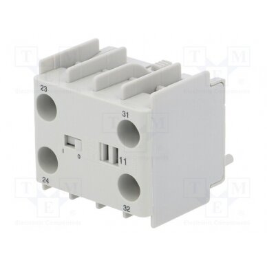 Auxiliary contacts; Series: CI 5; Leads: screw terminals; front 037H3514 DANFOSS 1