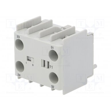 Auxiliary contacts; Series: CI 5; Leads: screw terminals; front 037H3514 DANFOSS