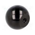 Ball knob; Ø: 32mm; Int.thread: M6; 14.5mm DIN319-KU-32-M6-C ELESA+GANTER