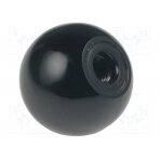 Ball knob; Ø: 32mm; Int.thread: M8; 14.5mm DIN319-KU-32-M8-C ELESA+GANTER