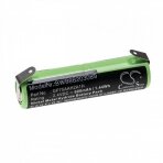 Baterija (akumuliatorius) elektriniam dantų šepetėliui Omron Elmex ProClinical A1500 2.4 V 600mAh
