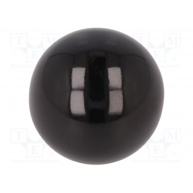 Ball knob; Ø: 25mm; Int.thread: M6; 9mm; with tapped bushing DIN319-KU-25-M6-E ELESA+GANTER