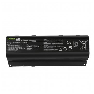 Baterija (akumuliatorius) GC PRO A42N1403 skirta Asus ROG G751 G751J G751JL G751JM G751JT G751JY 15V 5200mAh 1