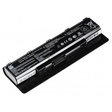Baterija (akumuliatorius) GC Ultra Asus N46 N46V N56 N56D N56DP N56V N56VM N56VZ N76 N76V 10.8V (11.1V) 6800mAh