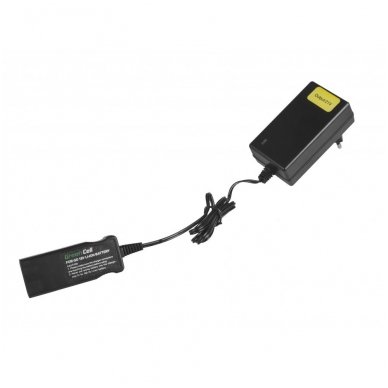 Maitinimo adapteris (kroviklis) GC elektriniam įrankiui Gardena 18V Li-Ion 9839-20 9840-20 BLi-18 ComfortCut Li-18/23 EasyCut Li-18/23 TCS Li-18/20 8838-20 1.5A 21V 1